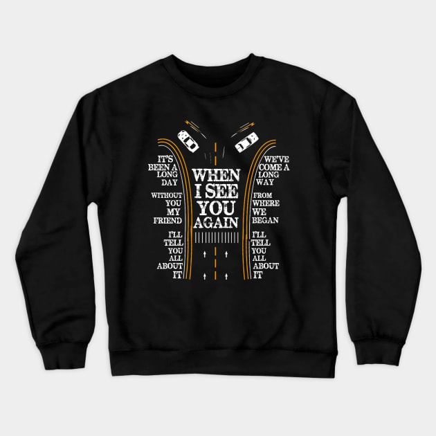 Driving Crewneck Sweatshirt by Dojaja